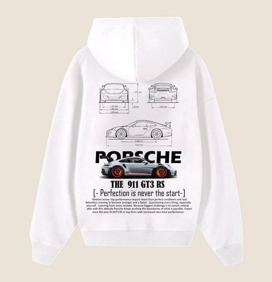 PORSCHE HOODIE - WHITE
