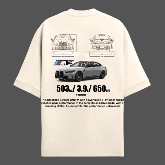 BMW M3 OVERSIZE -WHITE